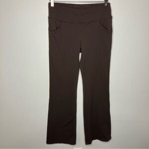 Ewedoos bootcut yoga pants chocolate brown size large‎